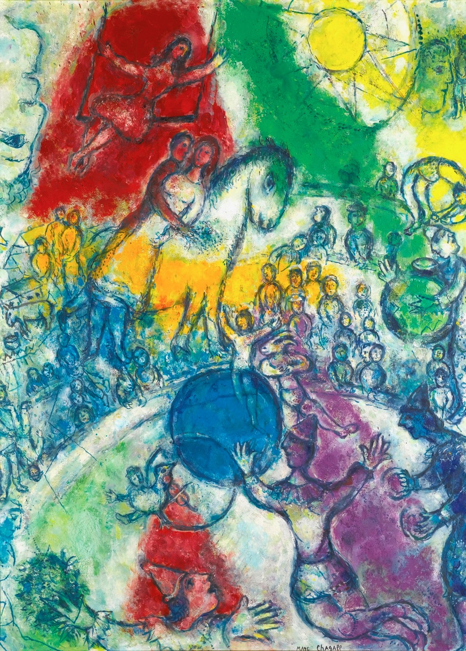 Marc Chagall — Le Cirque au Village, 1966