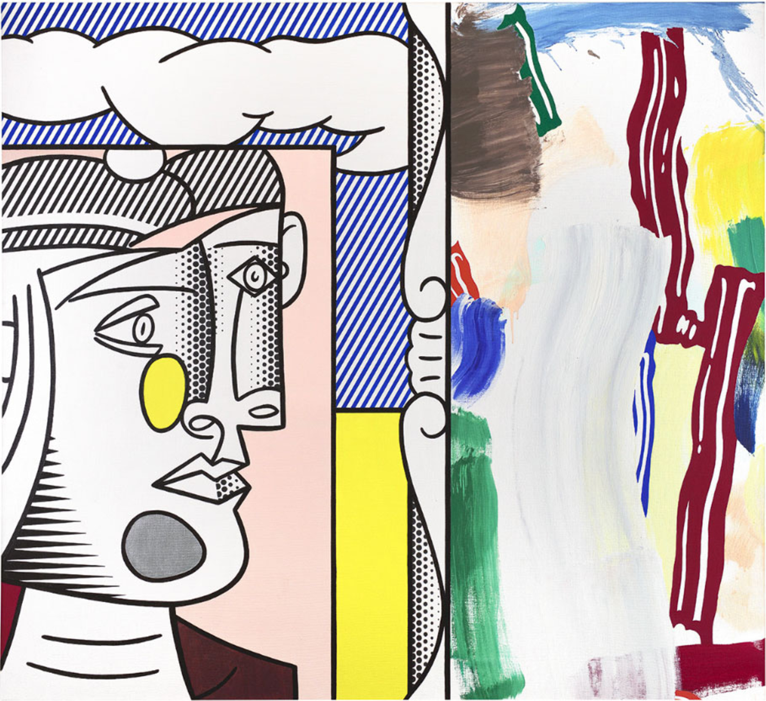 Roy Lichtenstein — Picasso Head, 1984